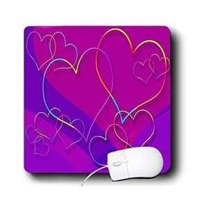    Yves Creations Hearts   Linked Hearts   Mouse Pads Electronics