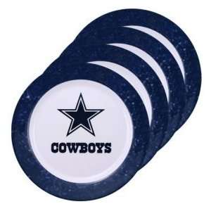  Dallas Cowboys NFL Dinner Plates (4 Pack) by Duck House 