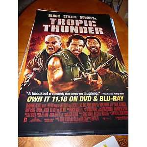 Tropic Thunder Movie Poster 27 X 40