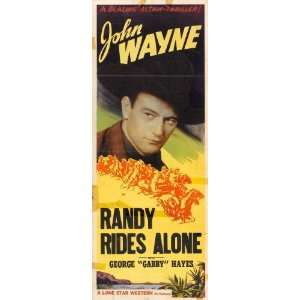   Rides Alone (1934) 14 x 36 Movie Poster Insert Style A