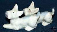 Vintage PR JAPAN West Highland Terrier Dog Figurines  