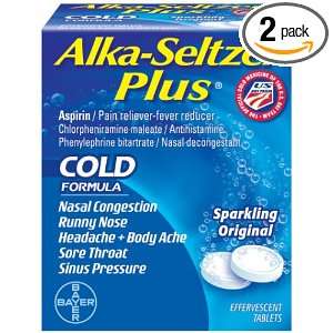 Alka seltzer Plus Cold 48ct, 0.48 Boxes (Pack of 2 
