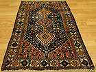 Fine Persian Shiraz Yalameh Handmade Geometric wool Nav