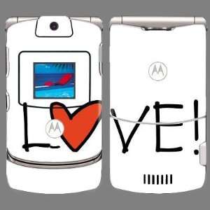  Motorola V3 Cute Love Skin 22460 