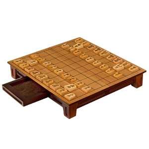  Wooden Shogi Game Set Japanese Chess Table Board Toys 
