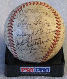 Jackie Robinson Campanella Signed Baseball Auto PSADNA  