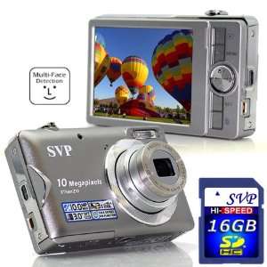   ISO 1000 Digital Camera (SVP 16GB SDHC Memory Card)