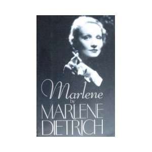  Marlene [Hardcover] Marlene Dietrich Books