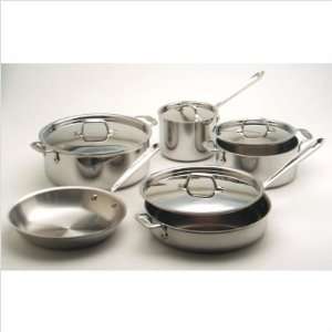  All Clad 6 Piece Stainless Steel Cookware Set 5000 6 