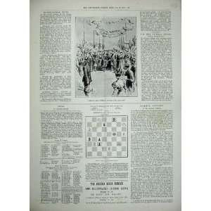   1897 Victoria Bridge Port Sunlight Chess Board Game