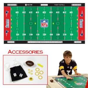  NFL Licensed Finger Football Game Mat   Patriots 