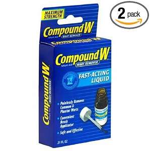 Compound W Wart Remover, Maximum Strength, Fast Acting Liquid, 0.31 