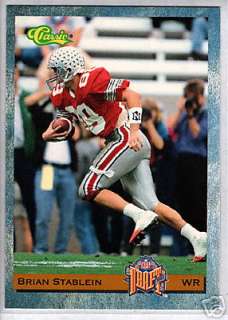 BRIAN STABLEIN 1993 Classic RC #51 Ohio State Buckeyes  