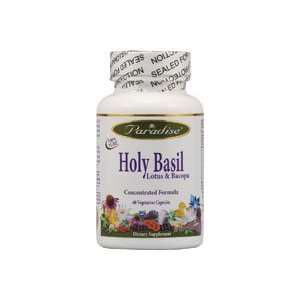 Paradise Herbs Holy Basil Lotus and Bacopa    60 Vegetarian Capsules
