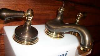   Millennium Brass Bath Vanity Faucet 8 Wide Spread EE10 ABMB  