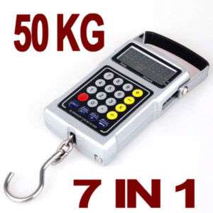 50Kg Digital Fish Hook Luggage Hanging Weighing Scale  