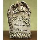 In Loving Memory Angel memorial plaque cemetery grave or garden 