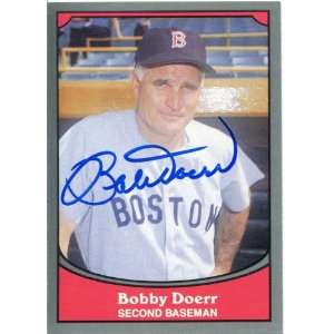  Bobby Doerr Autographed/Signed 1990 Pacific Trading Card 
