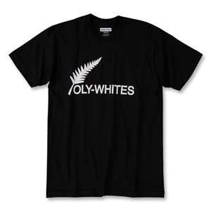  Objectivo All Whites Soccer T Shirt (Black) Sports 