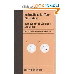   Discontent   How Bad Times Can Make Life Better Barrie Dolnick Books