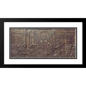 Donatello 40x22 Framed and Double Matted Miracle of the Avaricious Man 