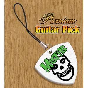  Misfits Mobile Phone Charm Bass Guitar Pick Both Sides 