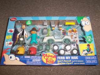 PHINEAS AND FERB FERB MY RIDE AGENT PS HOVERCRAFT VEHICLE 
