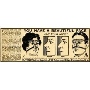  1918 Ad Nose Shaper Face Complexion Bone Structure Beauty 