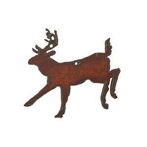  The Lipstick Ranch Rusted Iron Deer 68x61mm Charms Arts 