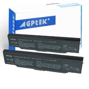  2 Pack[4400 mAh 6 Cells]AGPtek Battery for SONY VAIO 