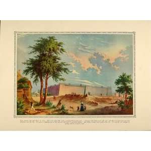  1924 Print Croton Reservoir Fifth Ave 42nd St. NYC 1845 