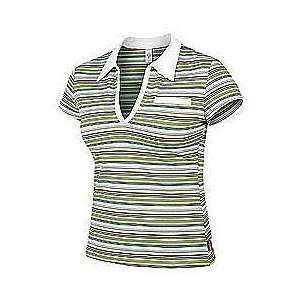  Prana Striped Polo   Green M