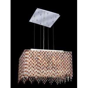 Amazing square drip shaped crystal chandelier lighting EL394D22 TO