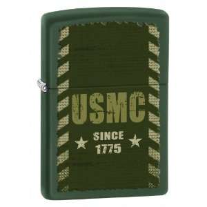  US Marine Corps USMC 1775 OD Green Military Zippo 