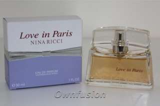 LOVE IN PARIS* BY NINA RICCI 30ML EDP NEW IN BOXED  
