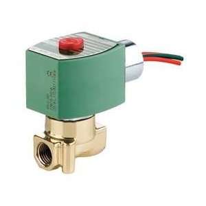  Solenoid Valve,2 Way,nc,brass,1/4in   RED HAT