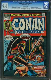 CGC CONAN COLLECTION. BARRY SMITH #23 1ST RED SONJA NM+ 9.6  