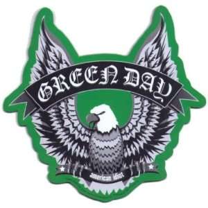  Green Day American Idiot Eagle Logo Car Magnet Toys 