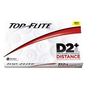 Top Flite D2 Distance Custom Logo & Personalized Golf Balls (15 Ball 