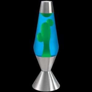    Jumbo Lava Lamp (Green Wax / Blue Liquid)