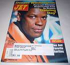 2001 JET Magazine DENZEL WASHINGTON Portrays Corrupt Co