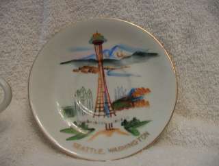 Seattle Washington Teacup and Saucer Tea Set Space Needle WA Plate Cup 
