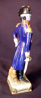 This is a porcelain figure of Brigadier General Lafayette, 1757 1834 