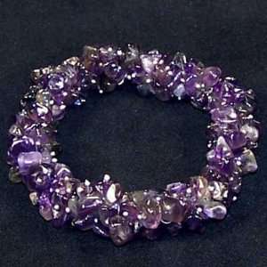 Amethyst Cluster Bracelet (6   7) Violet   1pc.