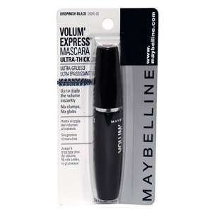  New   Volum Express Washable Mascara, Brownish Black 1 