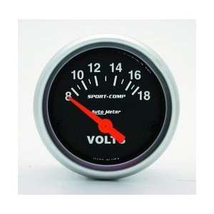  Auto Meter 3391 SPORT COMP Voltmeter Gauge Automotive