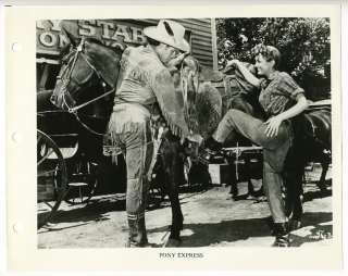 Photo~Charlton Heston/Jan Sterling~Pony Express (1953)  