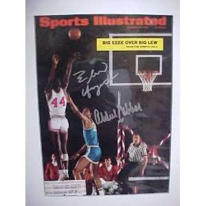 Kareem Abdul Jabbar & Elvin Hayes Autographed January 29, 1968 Sports 