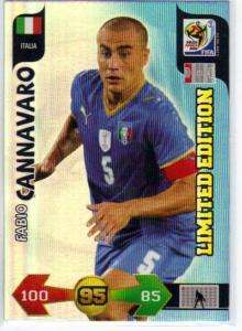 2010 Panini Adrenalyn Limited Edition Cannavaro  