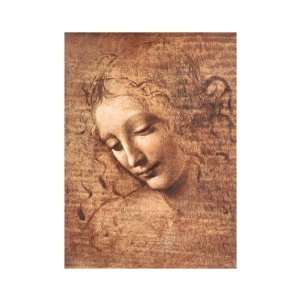 Female Head (La Scapigliata), By Leonardo Da Vinci Best Quality Art 